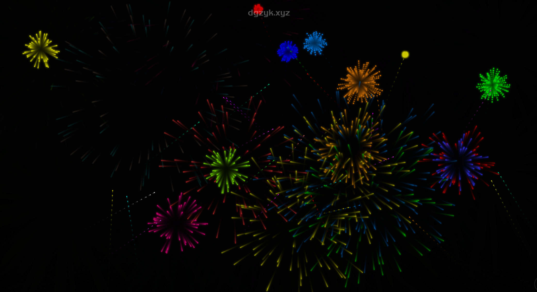 免费在线放烟花网站：Free Fireworks   