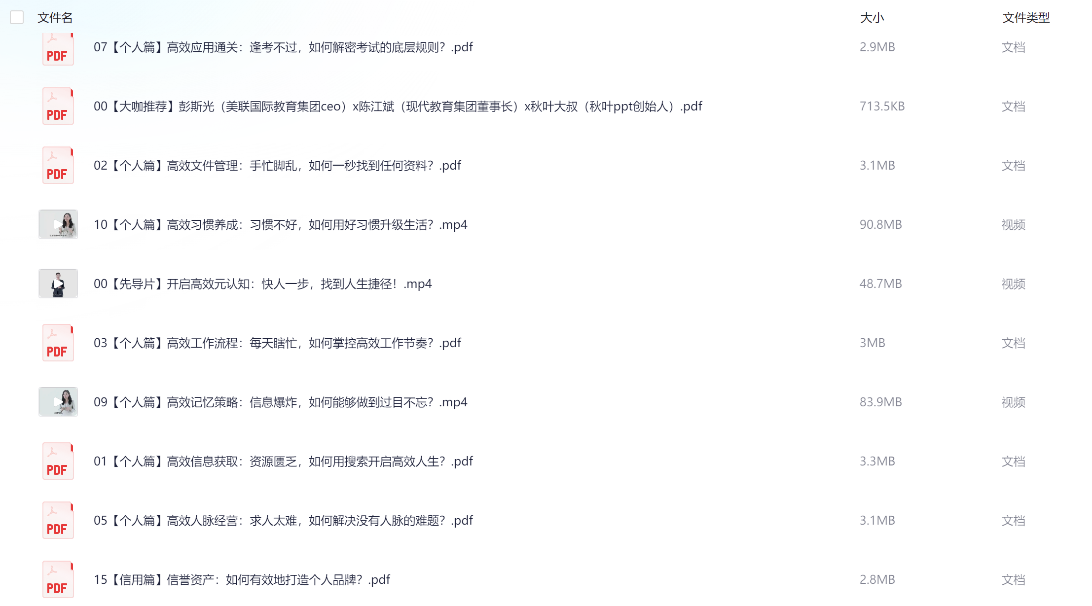 超级高效术，让你的人生效率快人10倍 