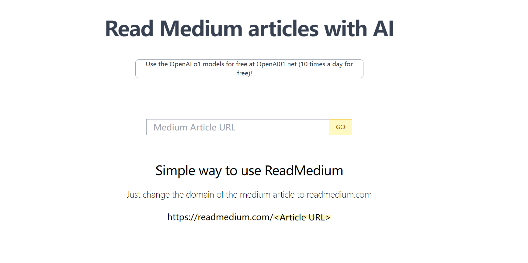 Medium文章AI阅读工具：ReadMedium解析功能