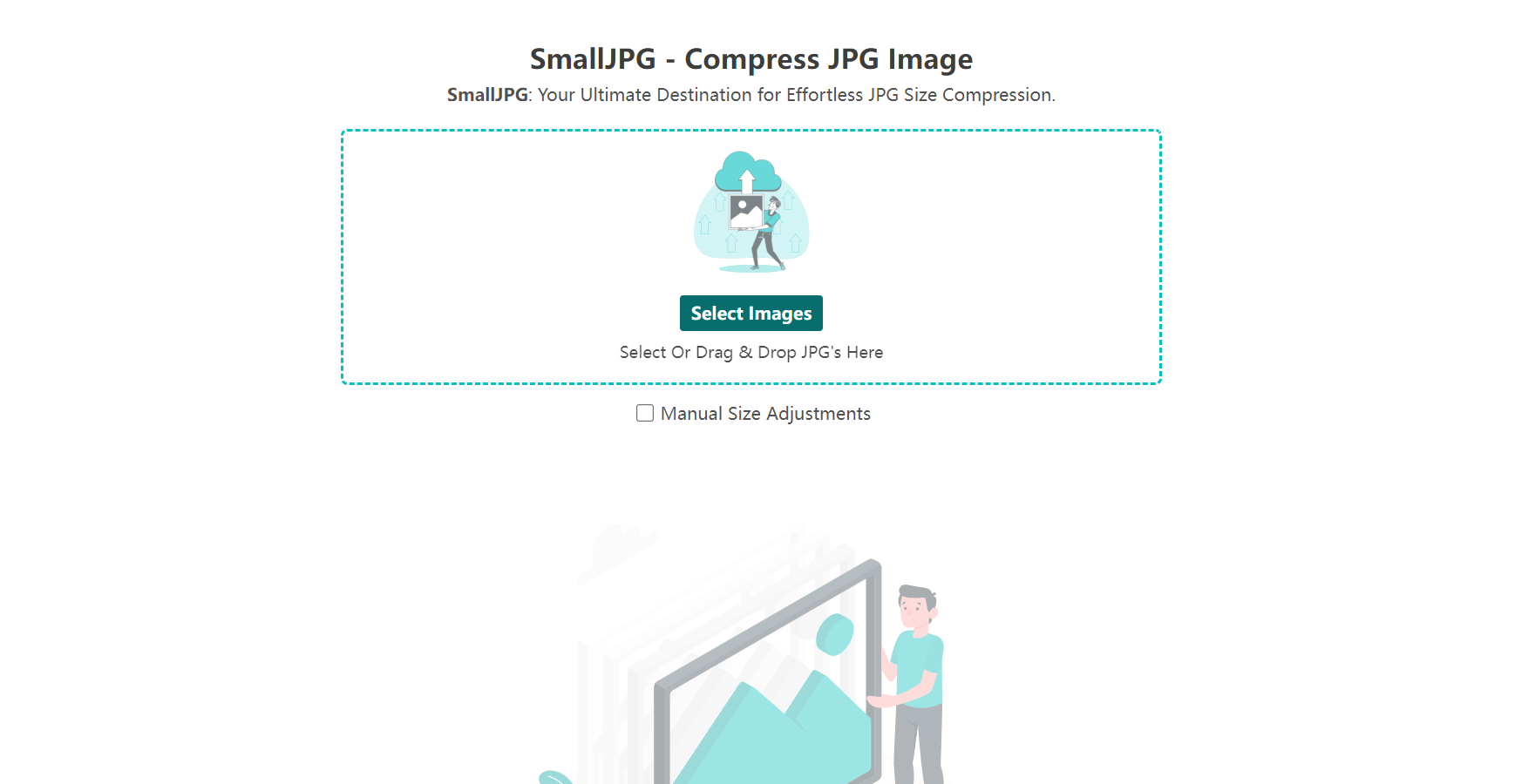 免费在线图片压缩工具：SmallJPG