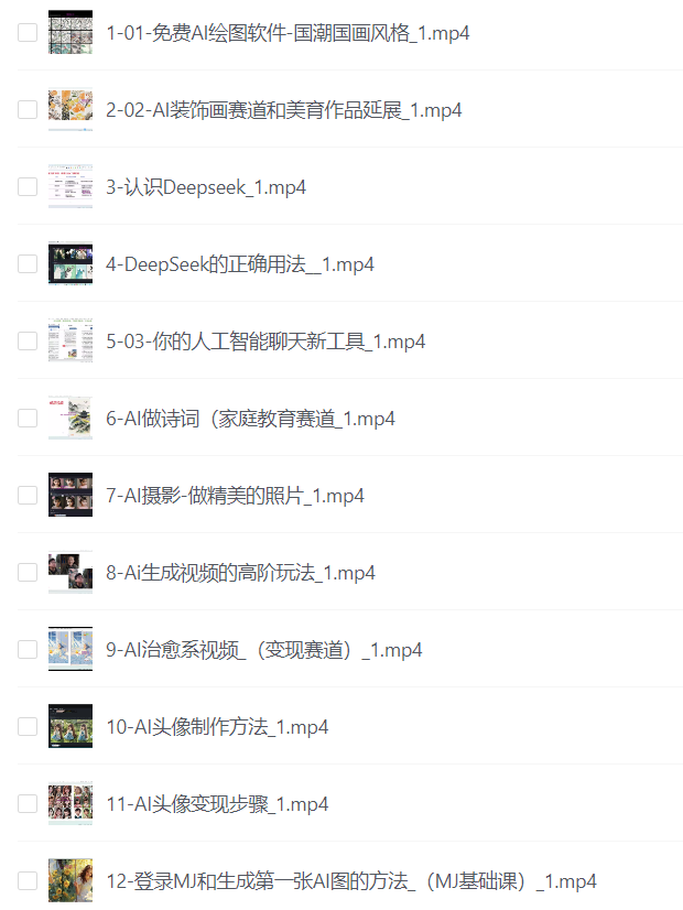 AI绘画与iP课程打造的商业优质课程